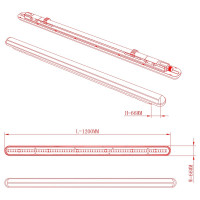 Линейный светодиодный светильник ЭРА SPP201165K036 Б0047177