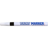 Маркер-краска MunHwa PAINT MARKER SLIM, черная 2 мм SPM01 12/576/28800 Б0048235