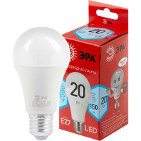Светодиодная лампа ЭРА LED A65-20W-840-E27 R диод, груша, 20Вт, нейтральный свет, E27 Б0049637