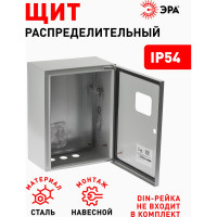 Щит с монтажной панелью ЭРА SIMPLE ЩМПг (окно)-04 IP54, 400х300x175, Б0041663