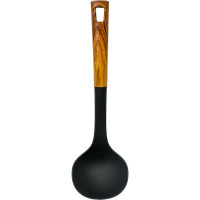 Половник Mallony FORESTA из нейлона, с пластмассовой ручкой, дизайн под дерево, 32х9,5 см 006461