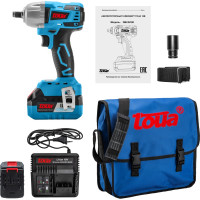 Импульсный аккумуляторный гайковерт TOUA DBLW180 18 В 1 АКБ + ЗУ DBLW180-1