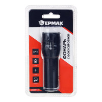 Фонарик, ЕРМАК XPE, 3xAAA, 1 режим, пластик, металл 224-014
