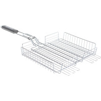 Глубокая решетка для барбекю Ecos RD-102C регулируемая глубина, 31х24х5 см, общая длина 65 см 999606