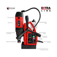 Станок сверлильный магнитный Diam EX-50E 624001
