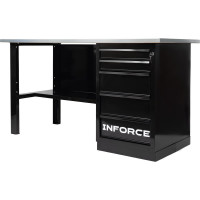 Верстак с драйвером Inforce 1600х686х845 LW-2 допустимая нагрузка на стол 1000кг, 05-01-006