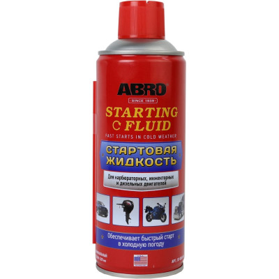 Стартовая жидкость ABRO, 312 г SF-650-RW