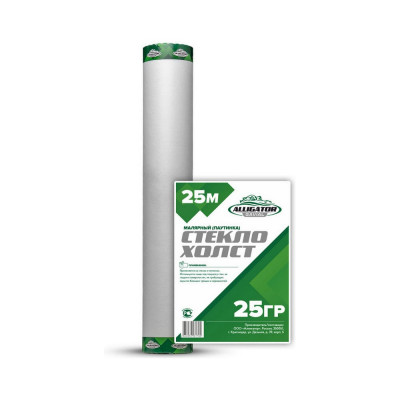 Стеклохолст GAVIAL малярный 25г/м2 1х25 м 501