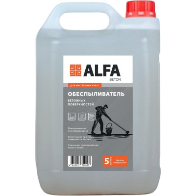 Обеспыливатель и упрочнитель бетонных поверхностей AlfaBet 5 л 20127