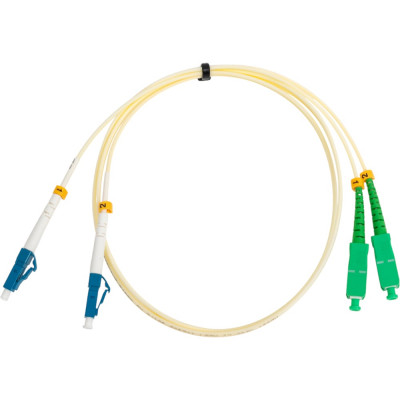 Оптический патч-корд TopLAN дуплексный, 657A1, 1 м, DPC-TOP-657A1-LC/U-SC/A-1.0