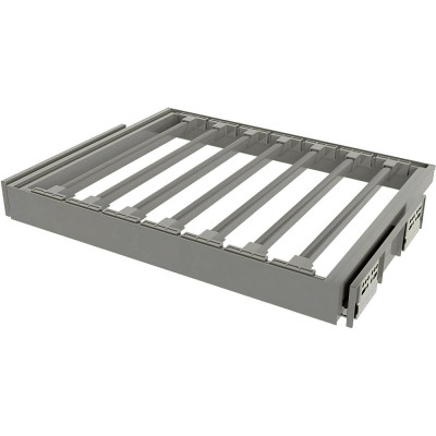 Выдвижная вешалка для брюк Mebax 600-420 564х420х56, серый жемчуг 00-00001094