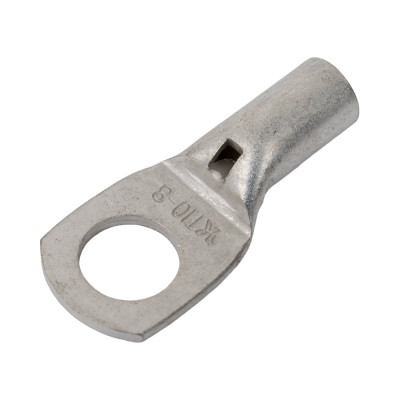 Кабельный наконечник KLR KL-T-01008 с контрольным отверстием 10мм2/М8 3001008