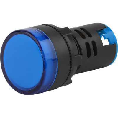Лампа ЭРА AD22DS(LED)матрица d22мм, синий, 24В, AC/DC, 10/1000/12000 Б0045613
