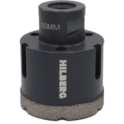 Коронка алмазная по керамике и керамограниту Super Hard (50 мм; M14) Hilberg HH650