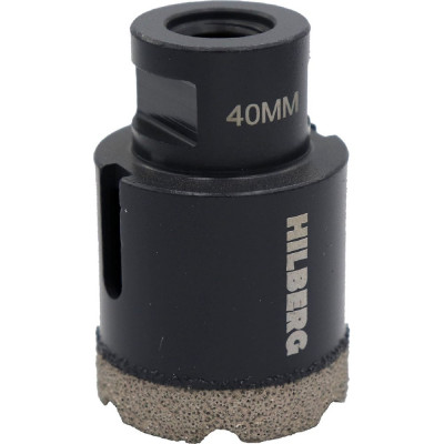 Коронка алмазная по керамике и керамограниту Super Hard (40 мм; M14) Hilberg HH640