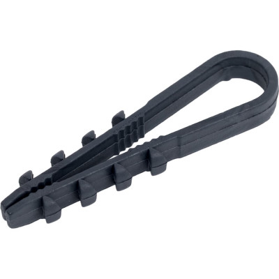 Дюбель-хомут ПЭМИ 5-10 для кругл. кабеля, черный 50 шт. X7908837