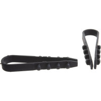 Дюбель хомут Экопласт 5-10 мм, черный, 100 шт. 40410BL