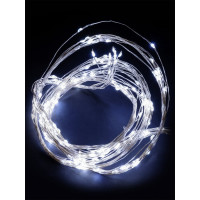 Светодиодная гирлянда TDM ELECTRIC Роса - занавес, 2х2 м, 200LED, белый, ПДУ, USB, IP20 SQ0361-0087