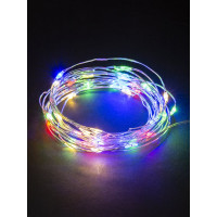 Светодиодная гирлянда TDM ELECTRIC Роса 20, 20LED, 2м, многоцветная, 2хCR2032 SQ0361-0059