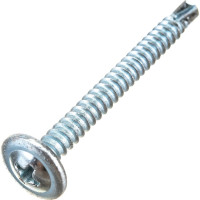 Саморезы Steelfix 4,2х41 ПШС (прессшайба сверло), цинк, 1кг (330шт), А-00256