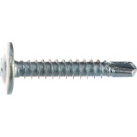Саморезы Steelfix 4,2х25 ПШС (прессшайба сверло), цинк, 1кг (506шт), А-00253