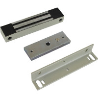 Электромагнитный замок ACCORDTEC ML-180K с уголком серый АС5002744 AT-02294