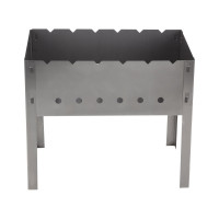 Сборно-разборный мангал Ecos 400х240х350 см, 0.50мм 008479