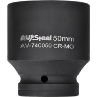 Головка ударная шестигранная (50 мм; 1DR) AV Steel AV-740050
