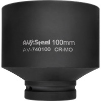 Головка ударная шестигранная (100 мм; 1DR) AV Steel AV-740100