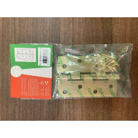 Стальная петля RUCETTI RS 100х70х2.5-4BB SG матовое золото 9010639