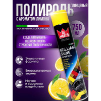 Полироль для пластика авто Re Marco (глянец) 750 мл, лимон, аэрозоль RM-803