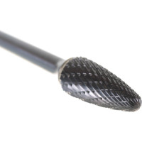 Борфреза твердосплавная NORGAU форма F (12x25мм; хвостовик 6 мм) 077130120