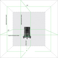Профессиональный лазерный уровень ADA 6D Servoliner GREEN А00622