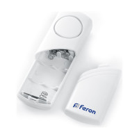 Звонок/сигнализация FERON 007-D DB450 1 мелодия 2*1.5V/AA, громкость 80dB, белый 23602