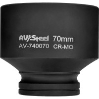 Головка ударная шестигранная (70 мм; 1DR) AV Steel AV-740070