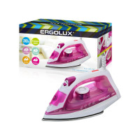 Паровой электрический утюг ERGOLUX ELX-SI05-C39 фиолетовый/белый, тефлон, 13976