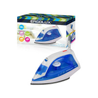Паровой электрический утюг ERGOLUX ELX-SI04-C35 синий/белый, тефлон 13975