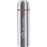 Термос Relaxika 102, 1.2 л, 2 чашки, стальной, R102.1200.1