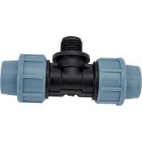 Тройник с наружной резьбой (20 мм, 1/2") Unipump 74623