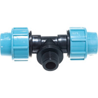 Тройник с наружной резьбой (25 мм, 3/4") Unipump 75982