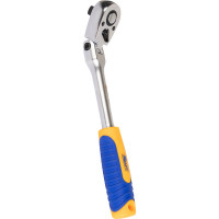 Удлиненная трещоточная рукоятка KRAFT шарнирная, 1/2”Dr, 72 зуба KT 705032