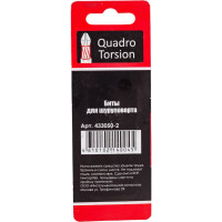 Бита (2 шт; 50 мм; T30) Quadro Torsion 433050-2