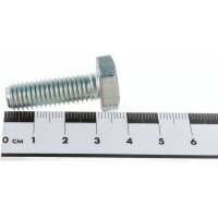 Болт Стройметиз М10х30 DIN 933, класс прочности 5.8, цинк уп. 2 шт 3012031