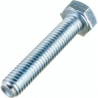 Болт Стройметиз М8х40 DIN 933, класс прочности 8.8, цинк уп. 3 шт 3021651