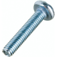 Винт Стройметиз М4х20 DIN 7985, полукруглая головка, цинк уп. 14 шт 3101261