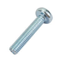 Винт Стройметиз М6х30 DIN 7985, полукруглая головка, цинк уп. 9 шт 3101681