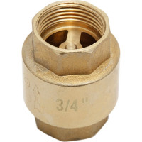 Обратный клапан MasterProf 3/4" латунный сердечник ИС.080372
