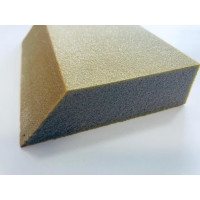 Шлифовальный брусок KUSSNER Р150, трапеция Soft, 125x90x25 мм 1000-250150