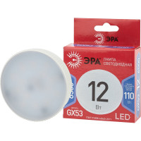 Светодиодная лампа ЭРА LED GX-12W-865-GX53 R, таблетка, 12Вт, холодный, GX53, 10/100/4200 Б0048014