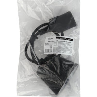 Патрон с подвесом ЭРА Е27, пластиковый, черный, 60/720 Б0048039